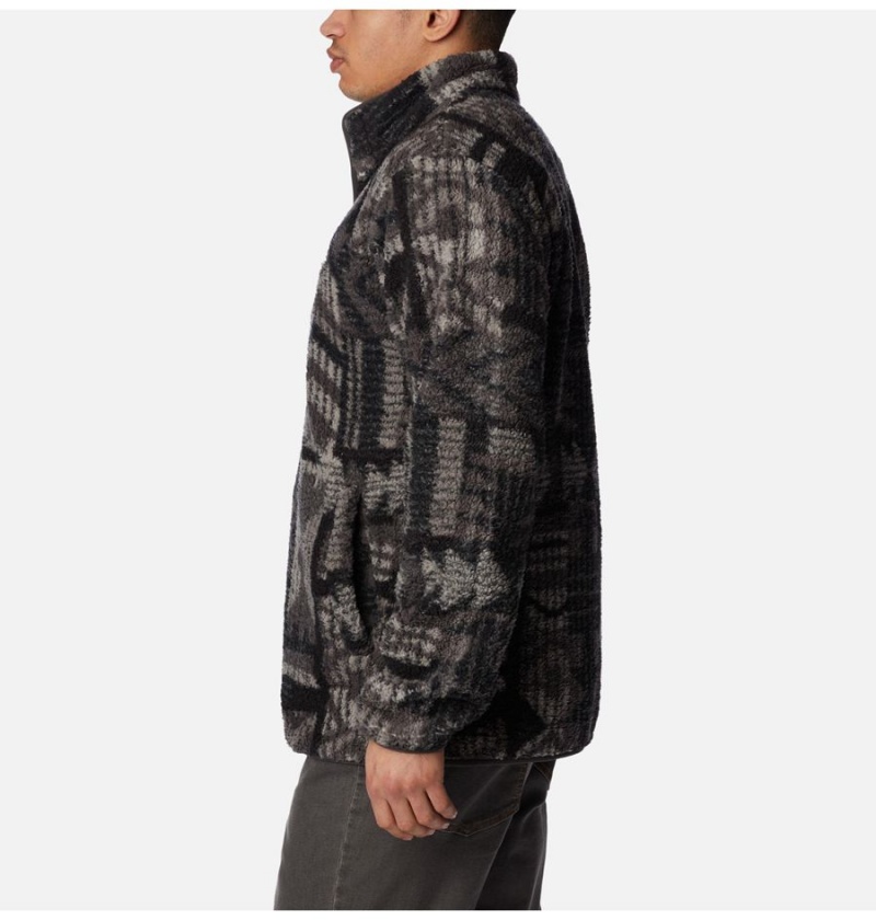 Columbia PHG Rugged Ridge II Sherpa Half Snap Men's Pullover Grey | BWPDFK-605