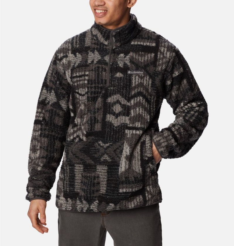 Columbia PHG Rugged Ridge II Sherpa Half Snap Men's Pullover Grey | BWPDFK-605