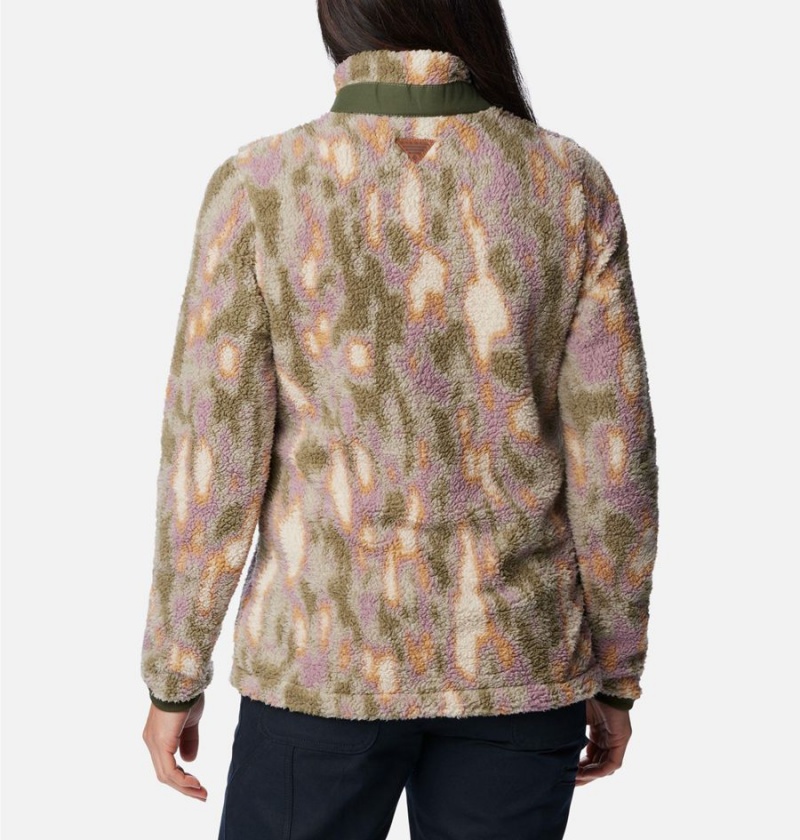 Columbia PHG Tough Shot Pullover Women's Fleece Jacket Green | ZBSILN-946