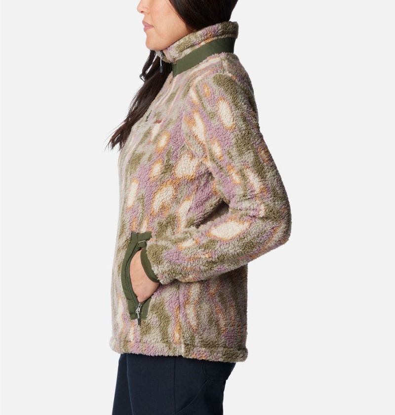 Columbia PHG Tough Shot Pullover Women's Fleece Jacket Green | ZBSILN-946