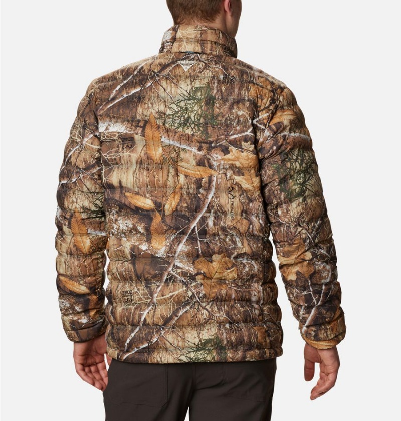 Columbia PHG Trophy Rack Omni Heat Heat Seal Puffer Insulated Men's Puffer Jacket Brown | SBXNLF-568