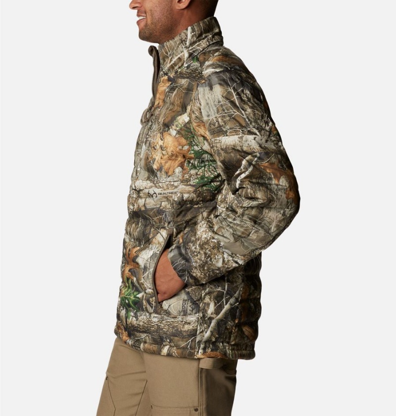 Columbia PHG Trophy Rack Omni Heat Heat Seal Puffer Insulated Men's Puffer Jacket Brown | SBXNLF-568