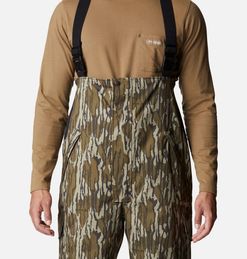 Columbia PHG Widgeon III Bib Men's Pants Brown | XHSQZD-984