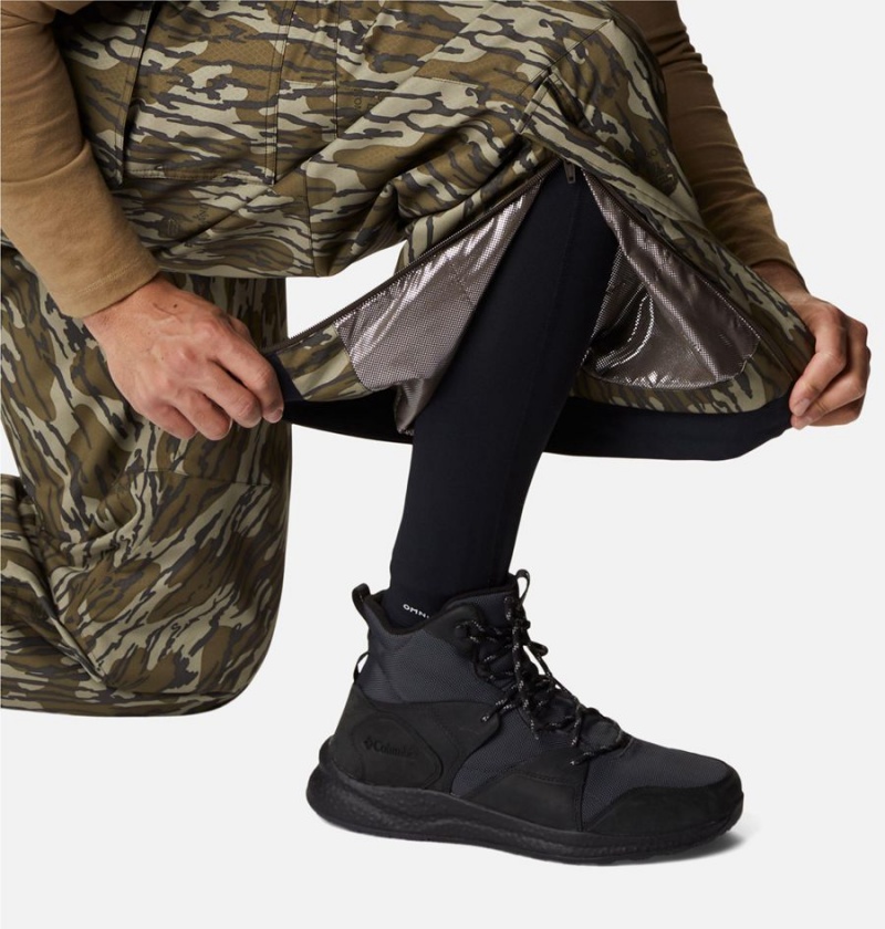Columbia PHG Widgeon III Bib Men's Pants Brown | XHSQZD-984