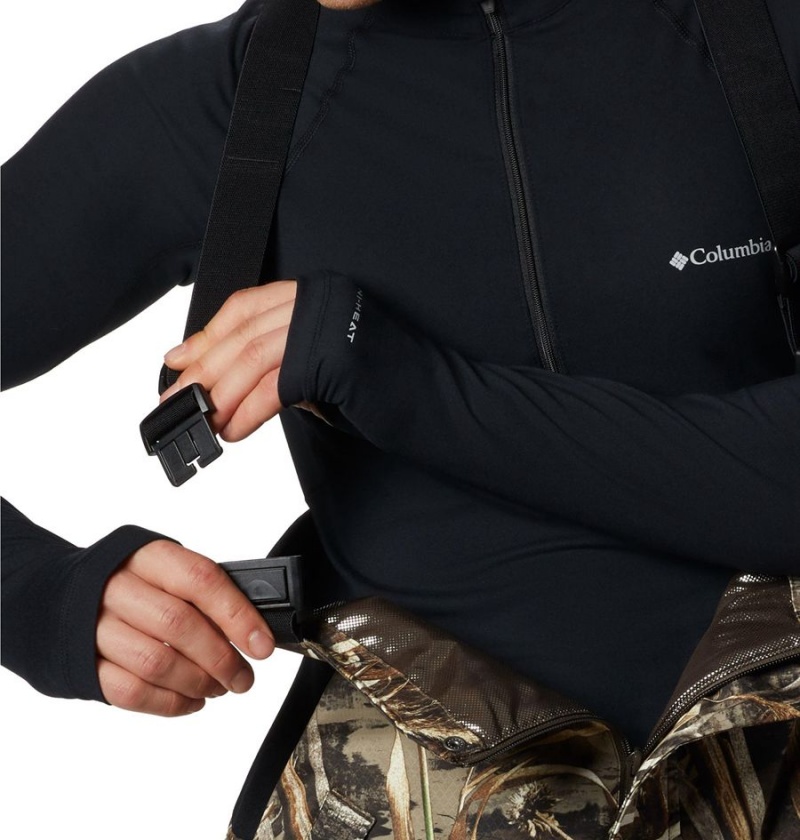 Columbia PHG Widgeon III Bib Men's Pants Brown | GBNFAJ-369