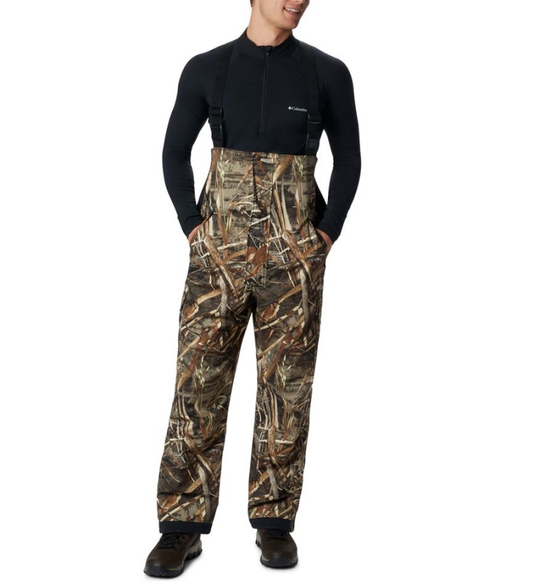 Columbia PHG Widgeon III Bib Men\'s Pants Brown | GBNFAJ-369