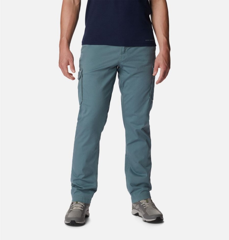 Columbia Pacific Ridge Cargo Men\'s Pants Blue | YWRSQP-247