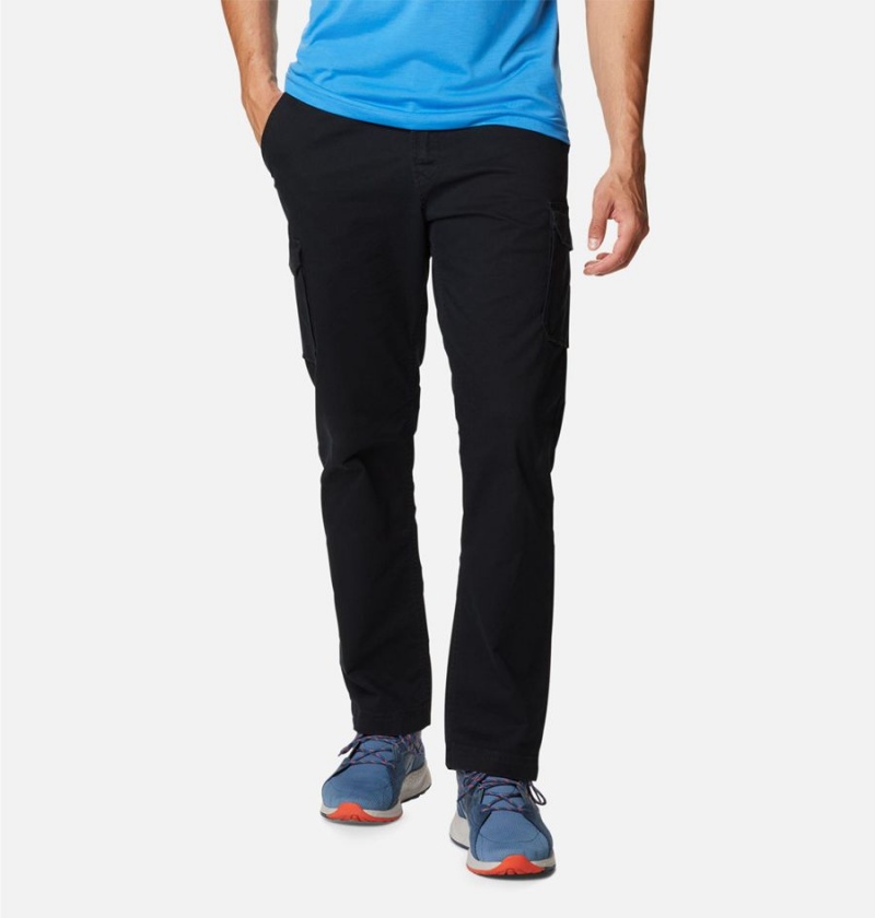 Columbia Pacific Ridge Cargo Men\'s Pants Black | UTGRSK-967