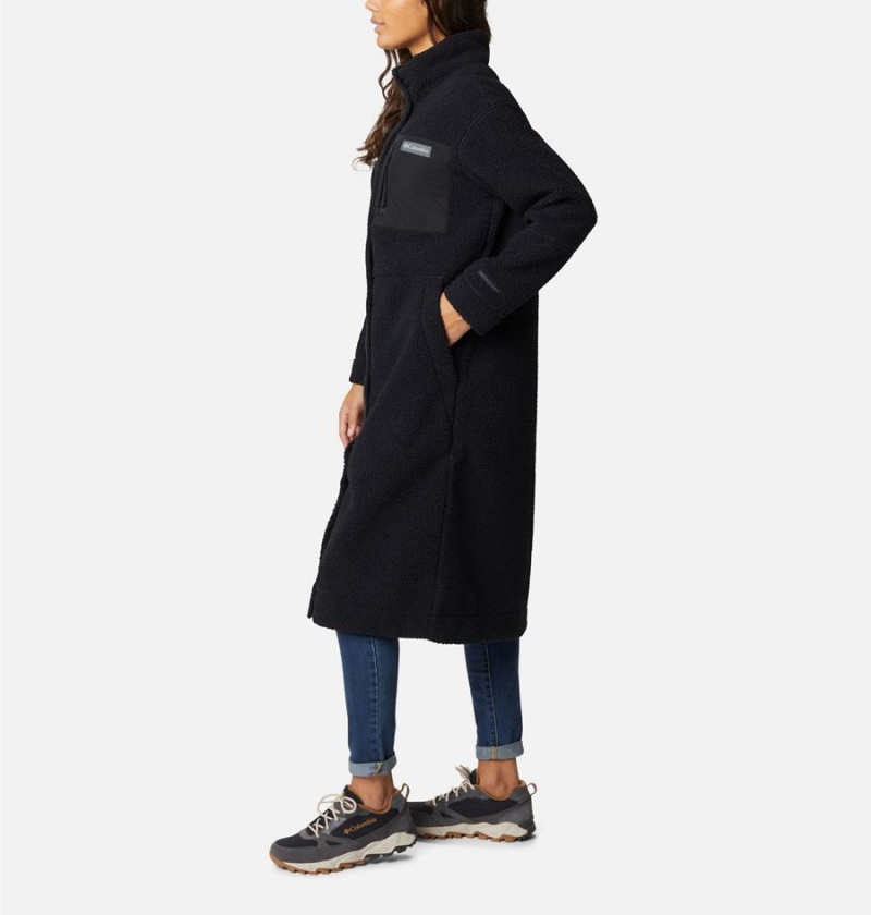 Columbia Panorama Full Length Women's Fleece Jacket Black | AWCJSB-715