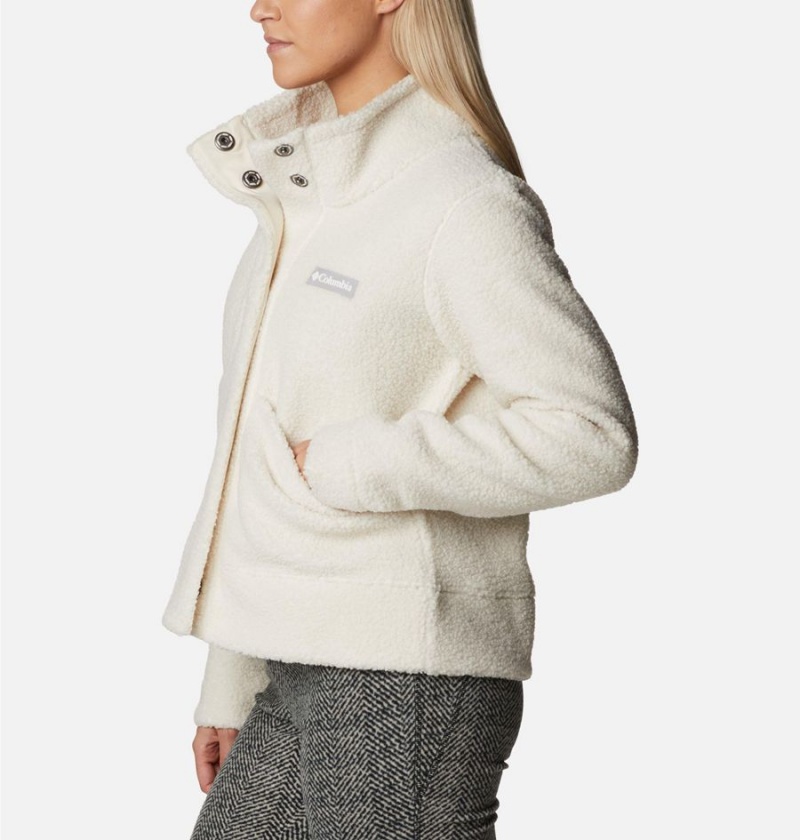 Columbia Panorama Snap Women's Fleece Jacket White | NALTYH-406