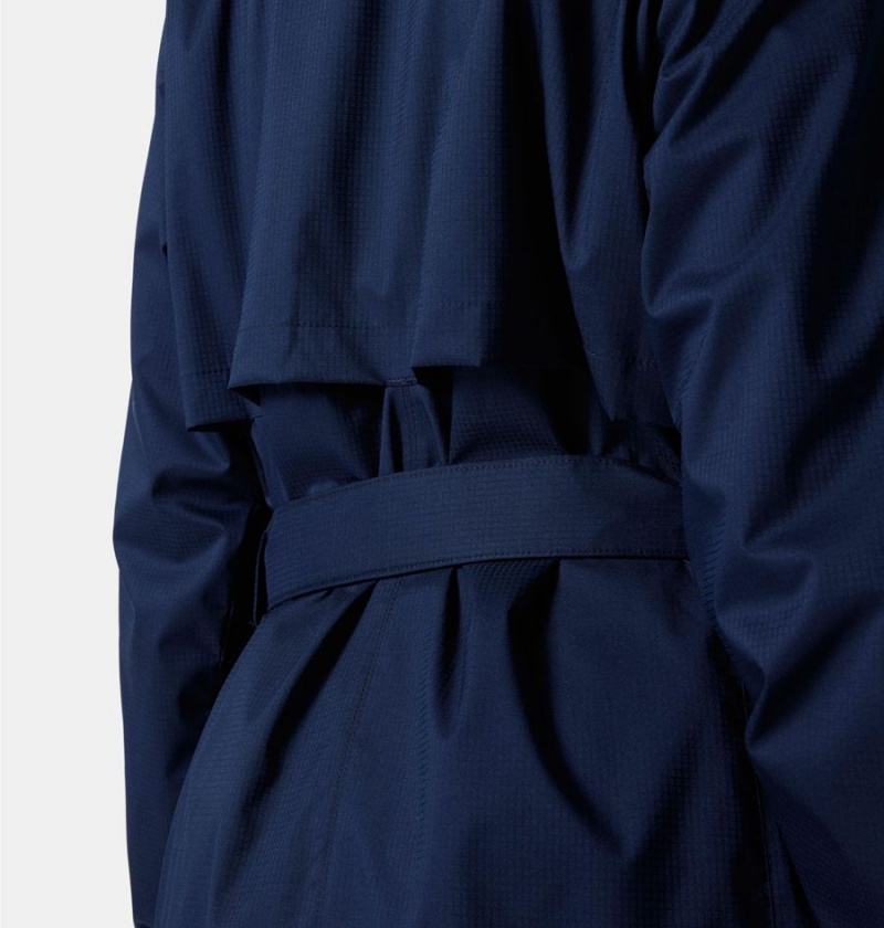 Columbia Pardon My Trench Women's Rain Jacket Navy | BGEXCO-631
