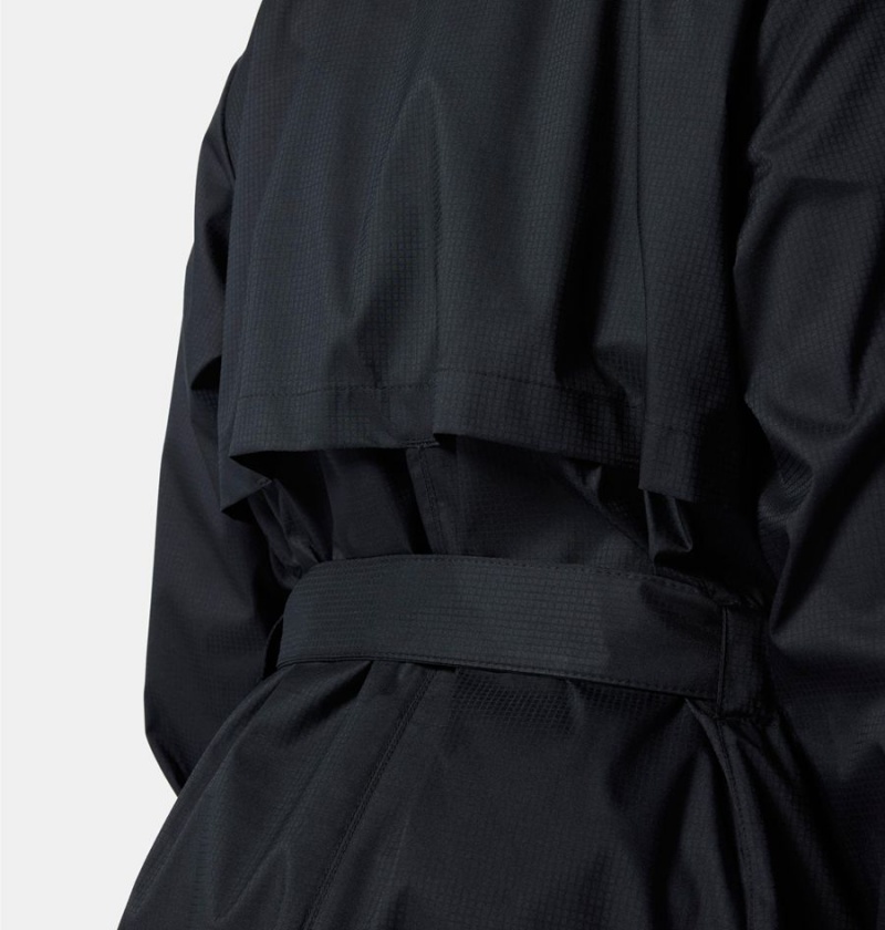 Columbia Pardon My Trench Women's Rain Jacket Black | QDOSAM-076