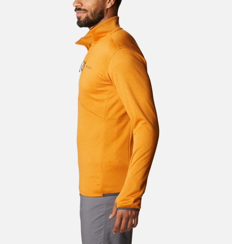 Columbia Park View Fleece Half Zip Men's Pullover Yellow | GIHDMJ-967