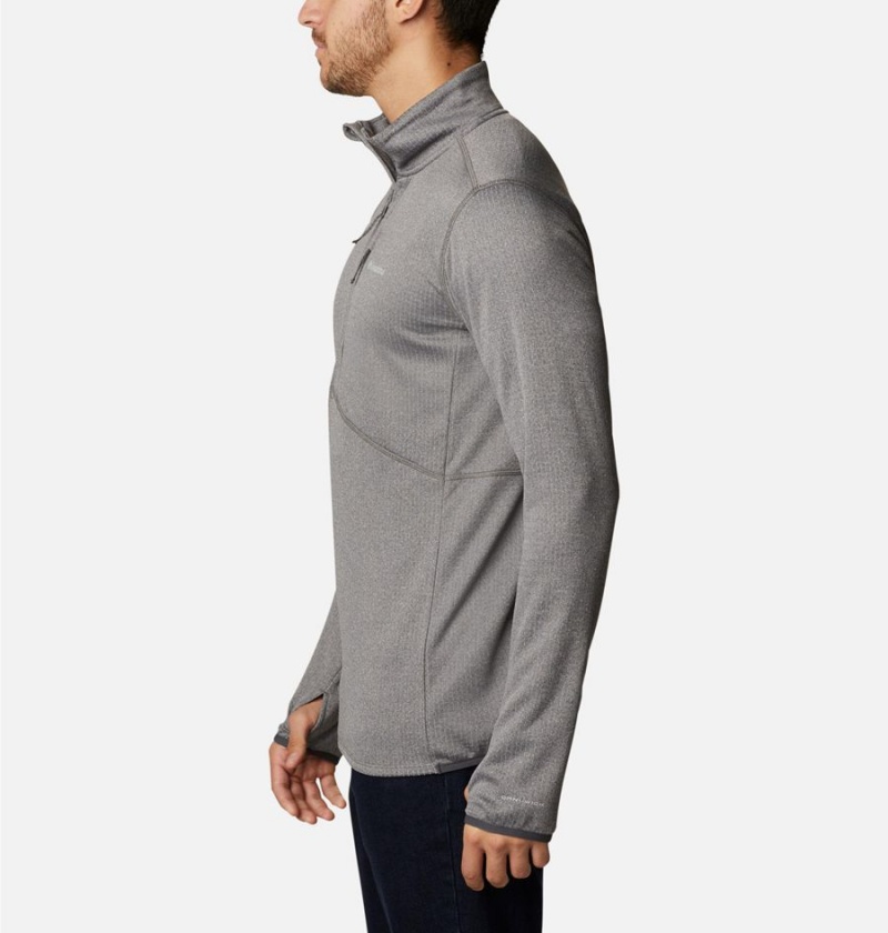 Columbia Park View Fleece Half Zip Men's Pullover Grey | XJHCDM-276