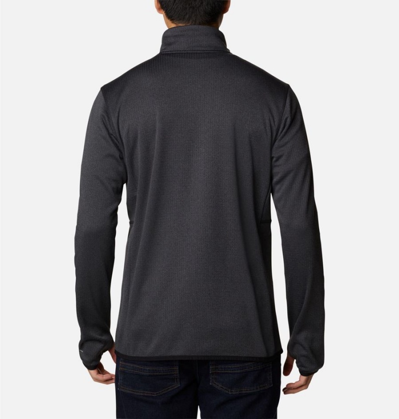 Columbia Park View Fleece Half Zip Men's Pullover Black | MWHVRL-628
