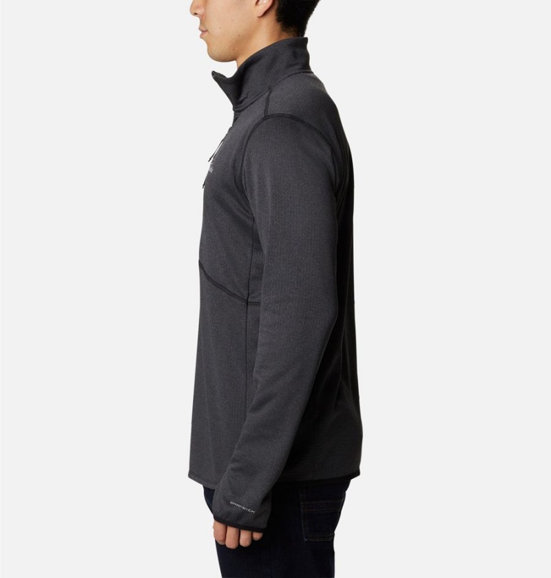 Columbia Park View Fleece Half Zip Men's Pullover Black | MWHVRL-628