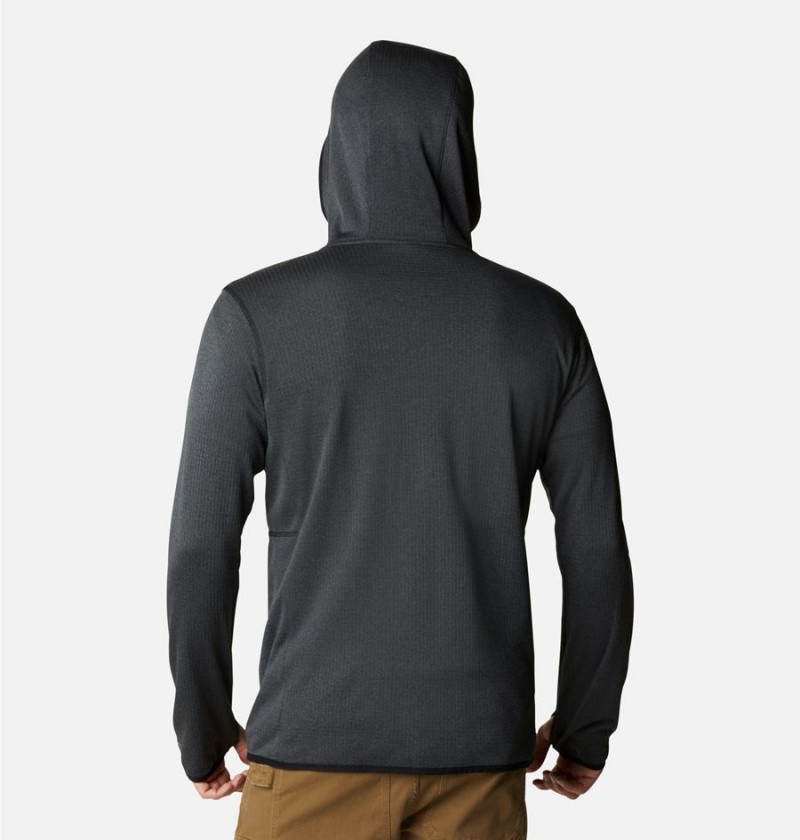 Columbia Park View Full Zip Hoodie Men's Fleece Jacket Black | EUIDJL-147