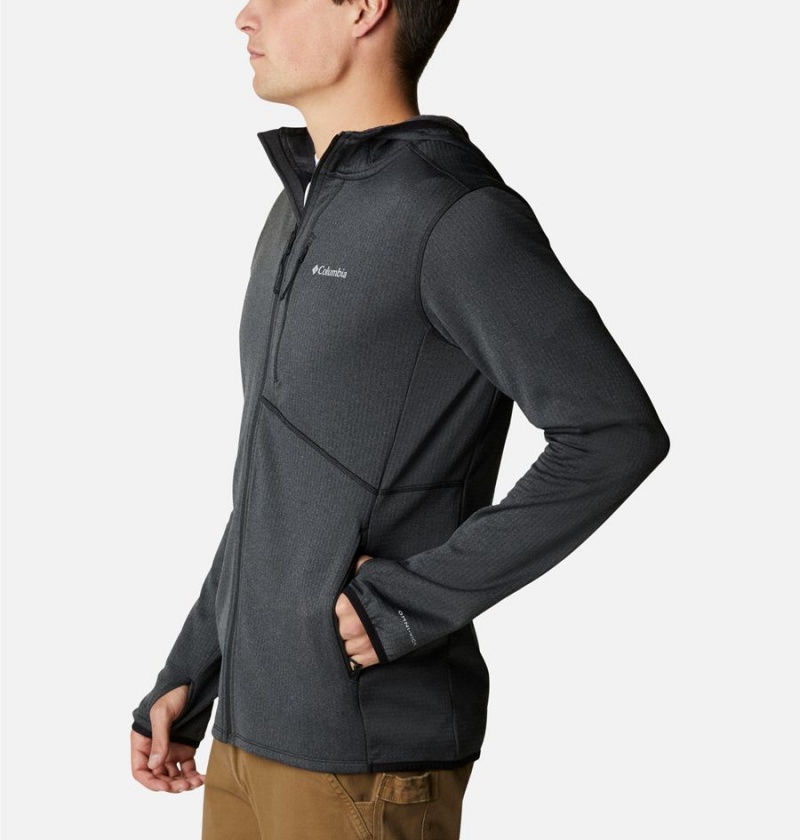 Columbia Park View Full Zip Hoodie Men's Fleece Jacket Black | EUIDJL-147