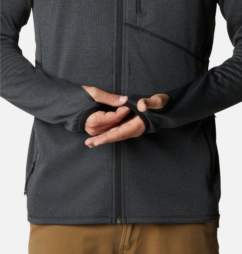 Columbia Park View Full Zip Hoodie Men's Fleece Jacket Black | EUIDJL-147