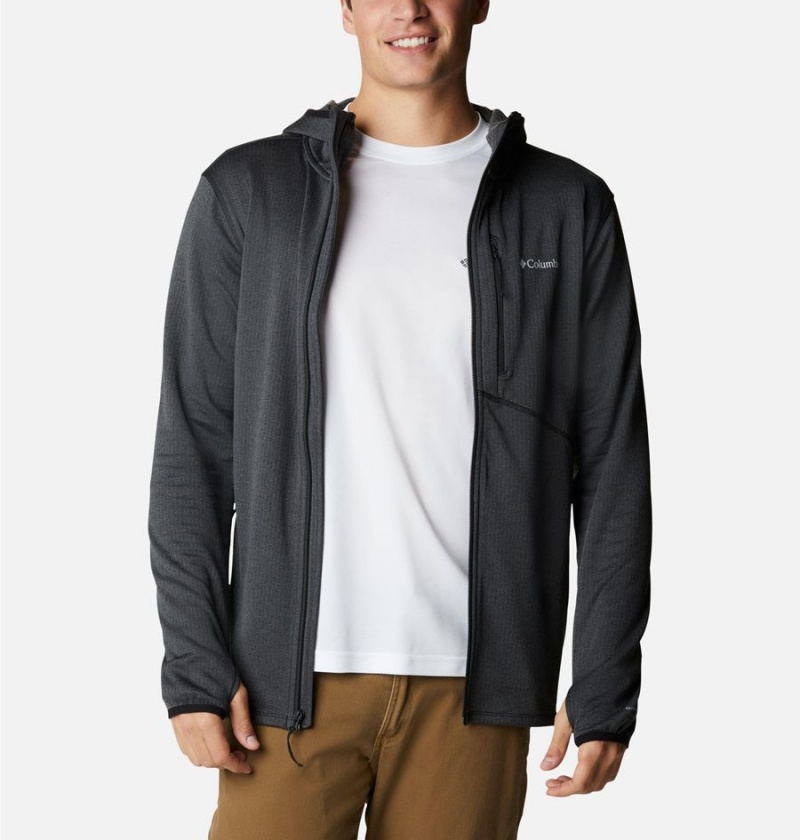 Columbia Park View Full Zip Hoodie Men\'s Fleece Jacket Black | EUIDJL-147