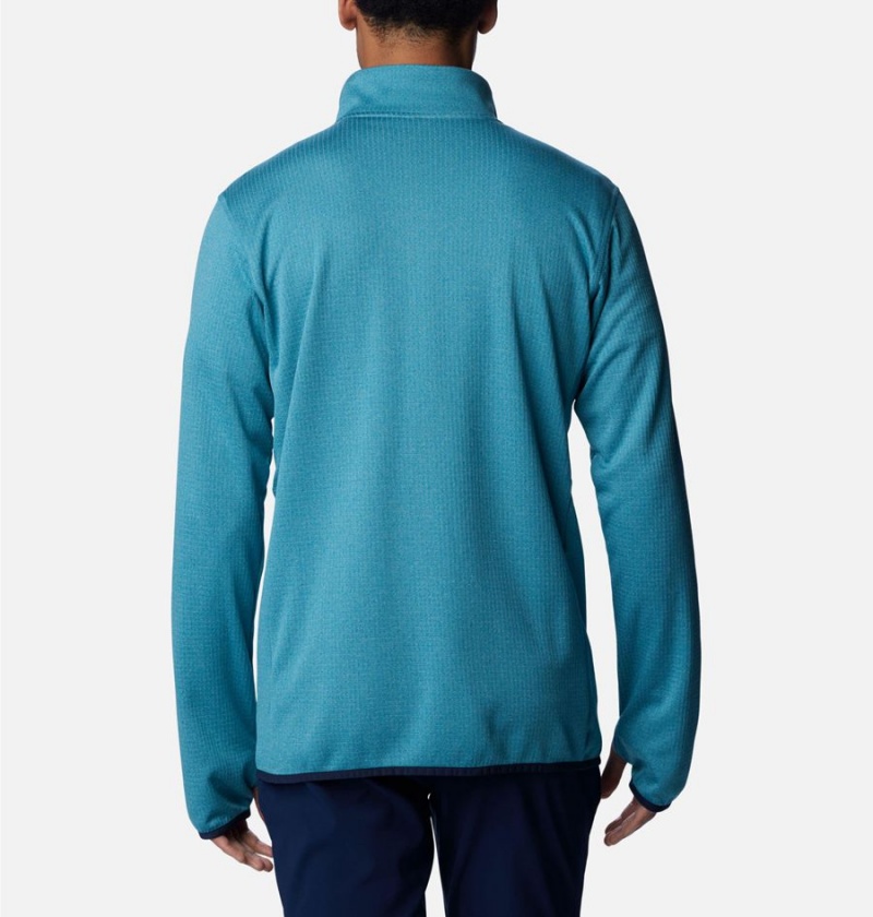 Columbia Park View Full Zip Men's Fleece Jacket Blue | GXSOAM-367