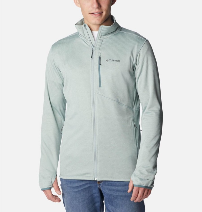 Columbia Park View Full Zip Men\'s Fleece Jacket Grey | FGWJCH-853