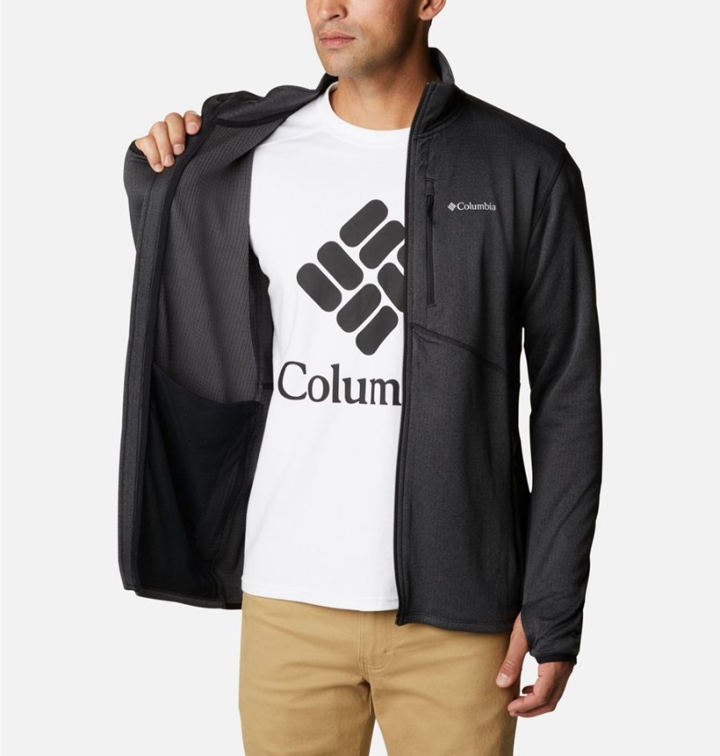 Columbia Park View Full Zip Men's Fleece Jacket Black | EUKRCT-179