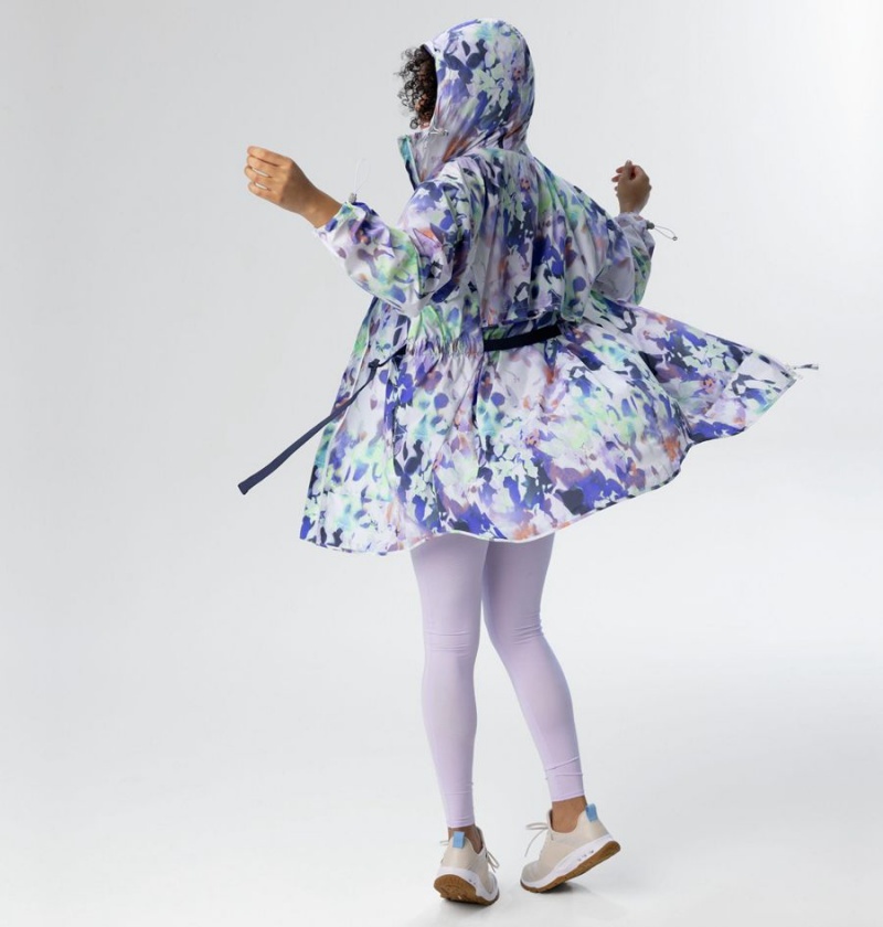 Columbia Parkette Long Wind Jacket Women's Windbreaker White | SGFXOB-329