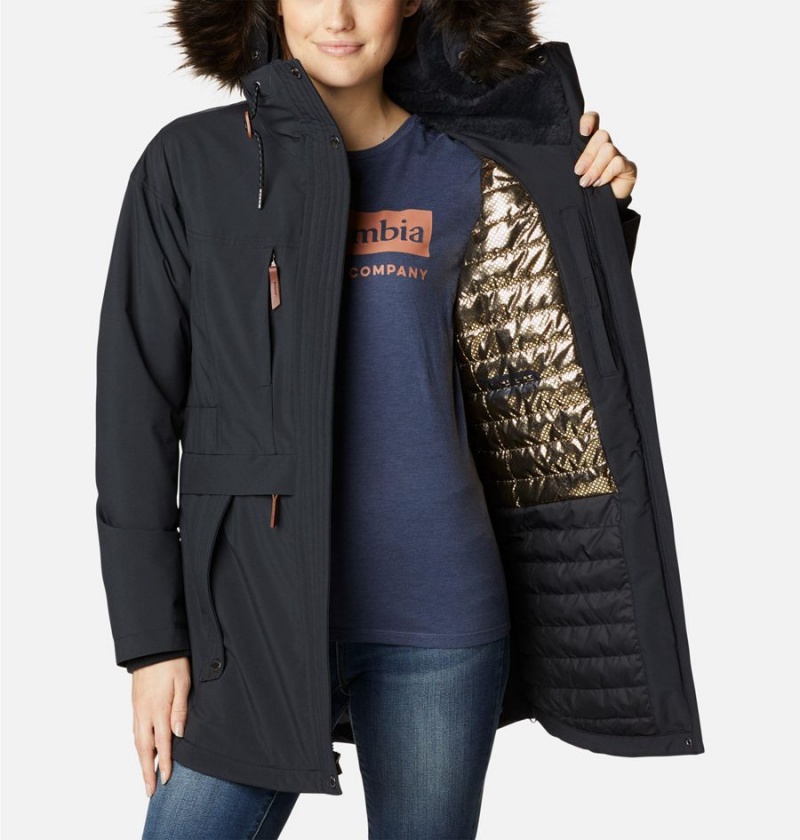 Columbia Payton Pass Insulated Women's Coats Black | ELFPHY-941