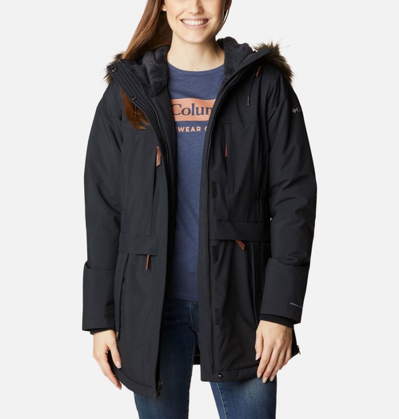 Columbia Payton Pass Insulated Women's Coats Black | ELFPHY-941
