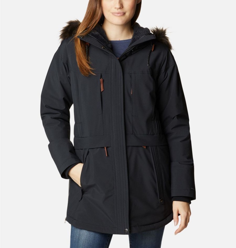 Columbia Payton Pass Insulated Women\'s Coats Black | ELFPHY-941