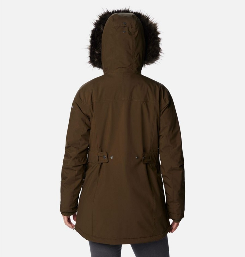 Columbia Payton Pass Insulated Women's Coats Olive | HMVOYJ-463
