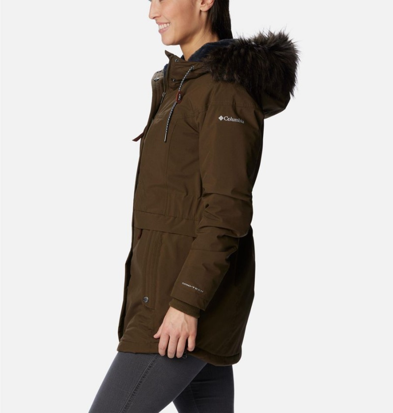 Columbia Payton Pass Insulated Women's Coats Olive | HMVOYJ-463
