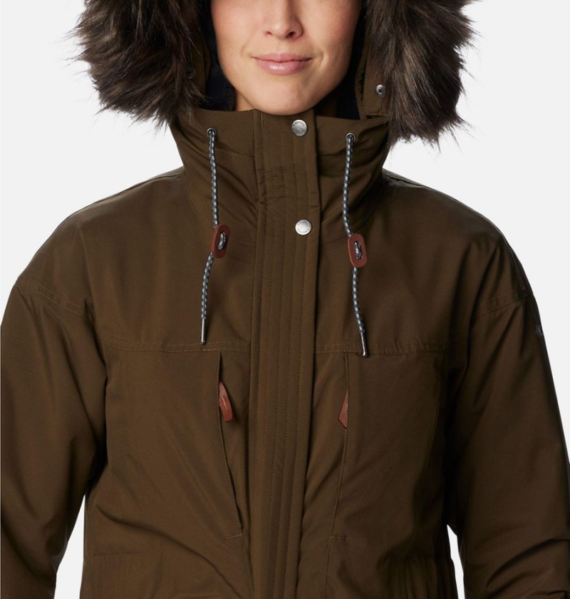Columbia Payton Pass Insulated Women's Coats Olive | HMVOYJ-463