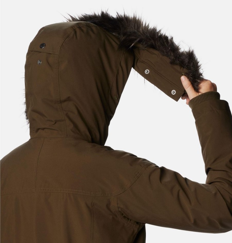 Columbia Payton Pass Insulated Women's Coats Olive | HMVOYJ-463
