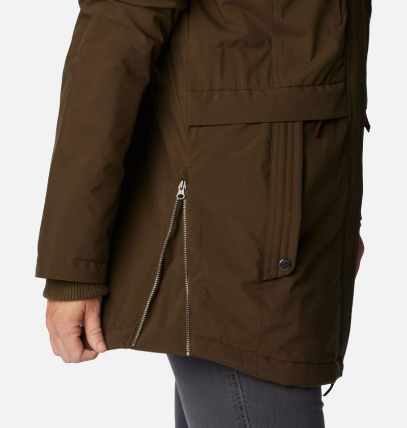 Columbia Payton Pass Insulated Women's Coats Olive | HMVOYJ-463