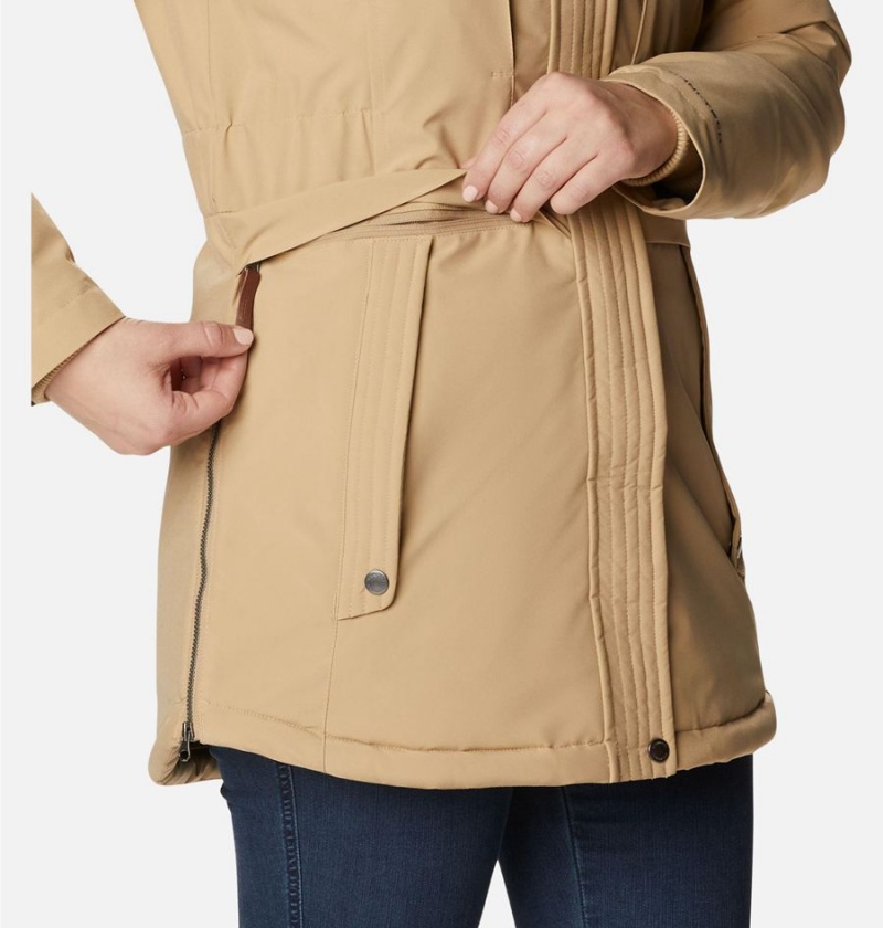 Columbia Payton Pass Insulated Women's Coats Khaki | NYMGBU-430