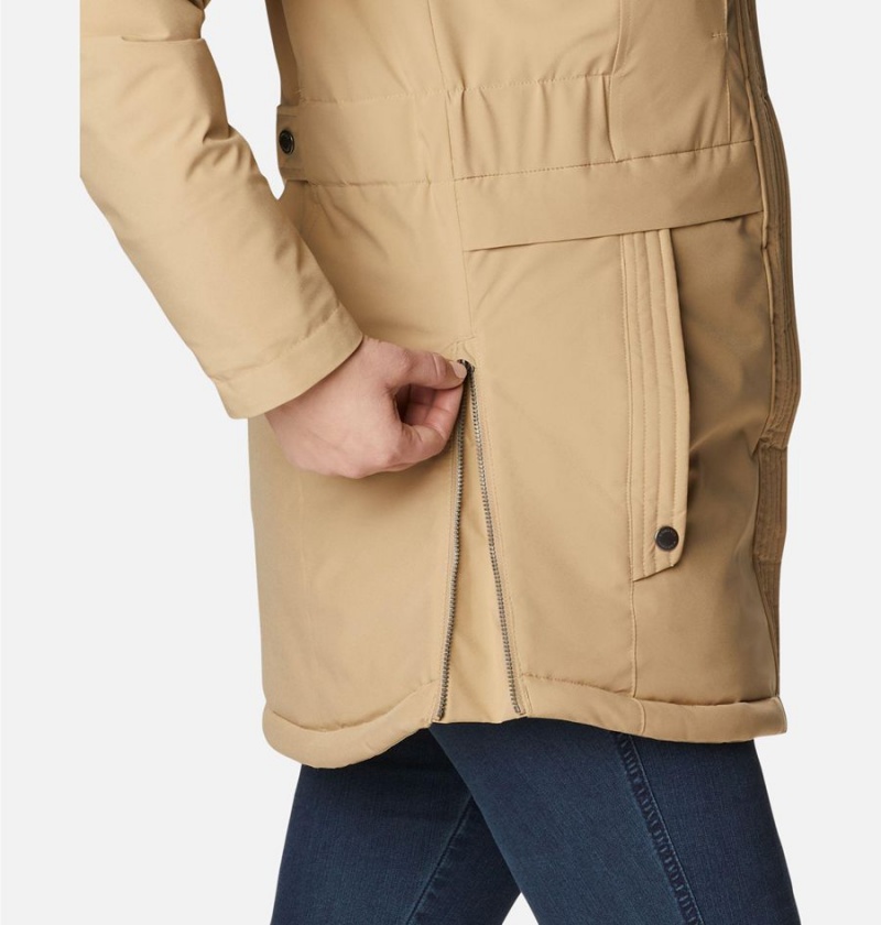 Columbia Payton Pass Insulated Women's Coats Khaki | NYMGBU-430