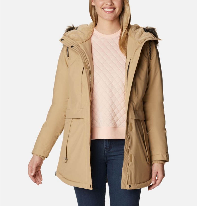 Columbia Payton Pass Insulated Women's Coats Khaki | NYMGBU-430