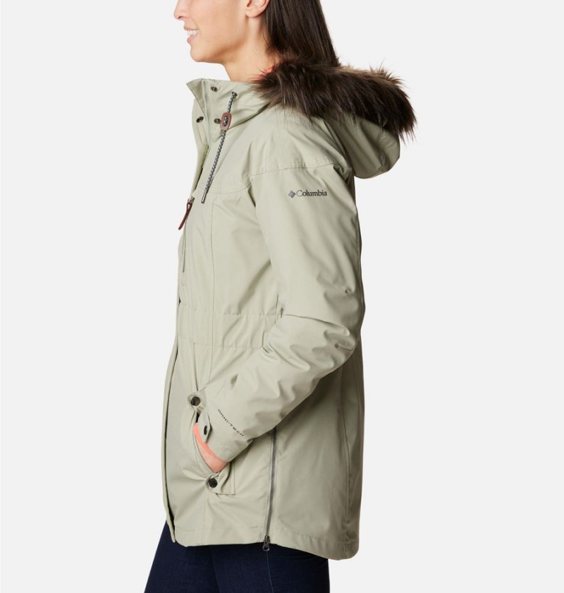 Columbia Payton Pass Interchange Women's Coats Green | YKDWRV-390