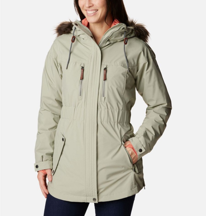 Columbia Payton Pass Interchange Women\'s Coats Green | YKDWRV-390
