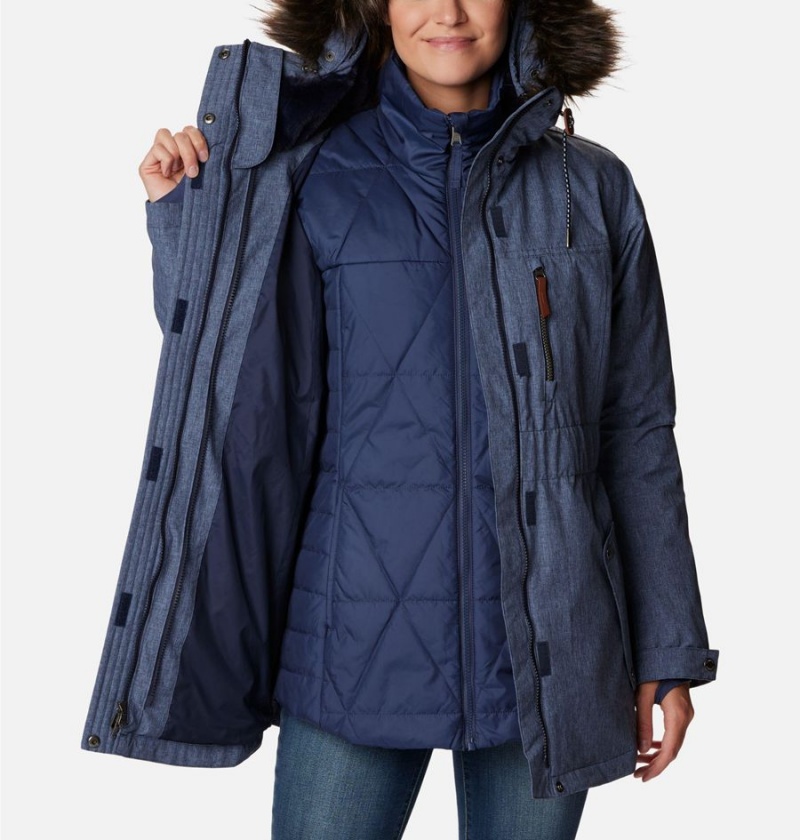 Columbia Payton Pass Interchange Women's Coats Navy | USAKNT-781