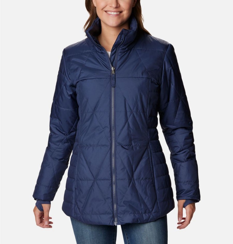 Columbia Payton Pass Interchange Women's Coats Navy | USAKNT-781