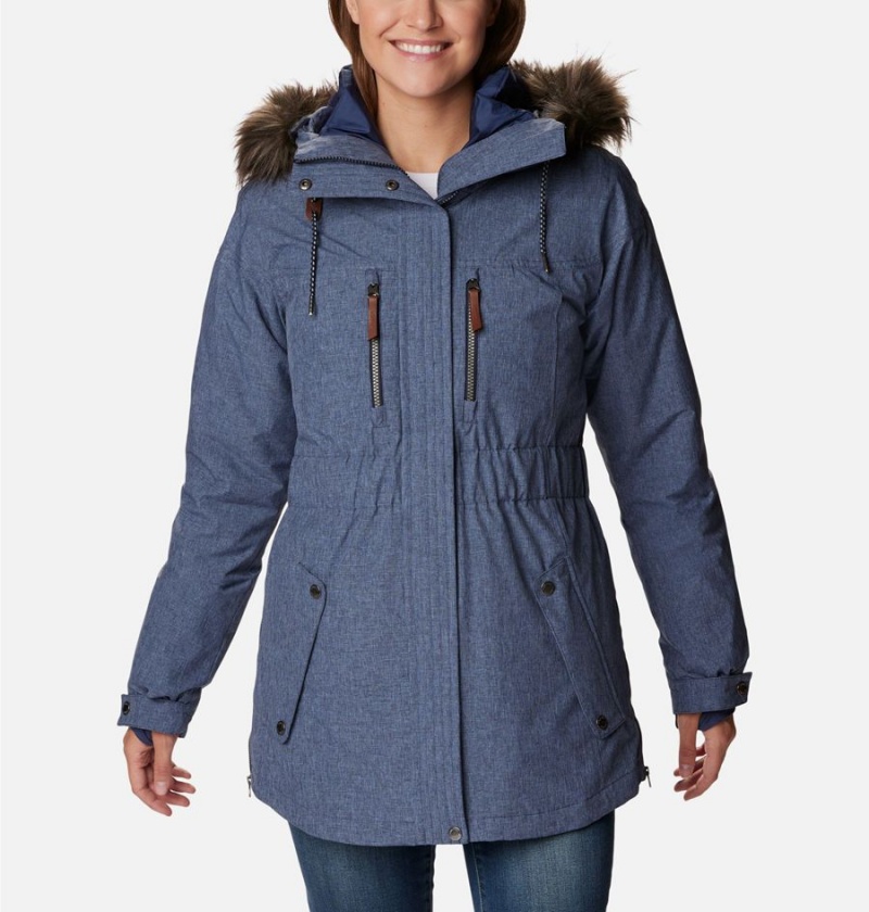 Columbia Payton Pass Interchange Women\'s Coats Navy | USAKNT-781