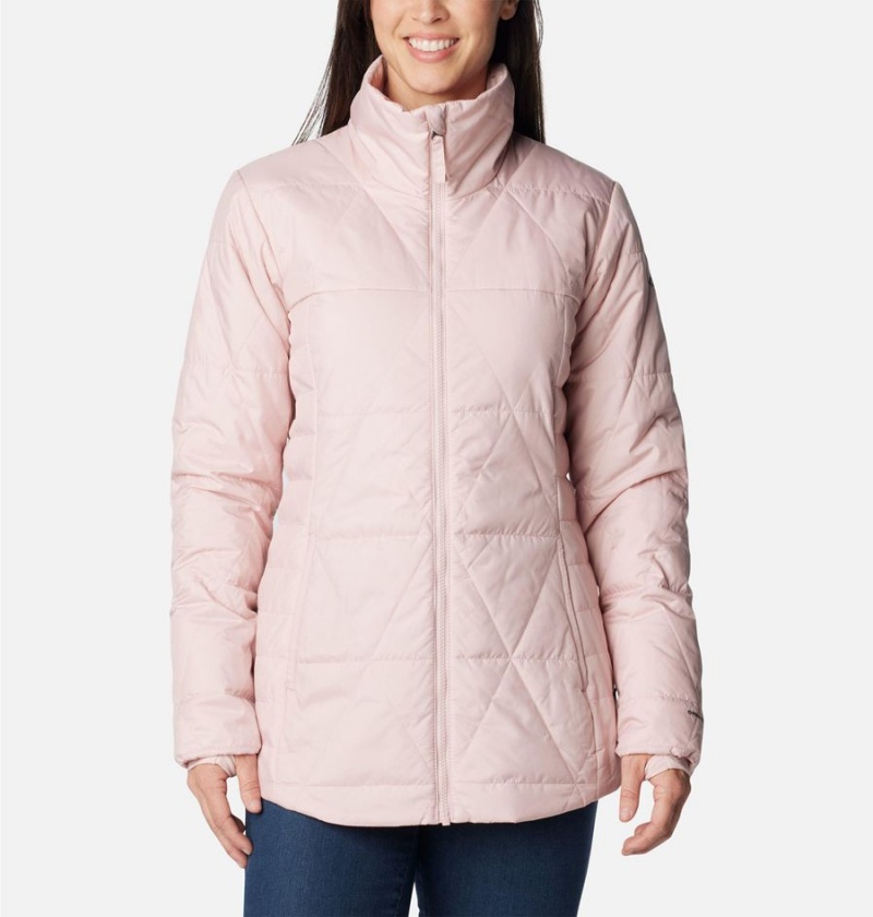 Columbia Payton Pass Interchange Women's Coats Coral | XNWGSR-049