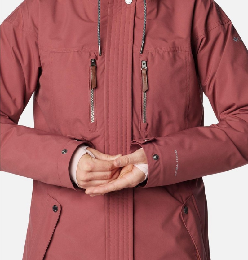 Columbia Payton Pass Interchange Women's Coats Coral | XNWGSR-049