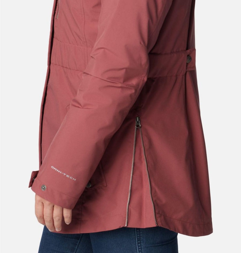 Columbia Payton Pass Interchange Women's Coats Coral | XNWGSR-049