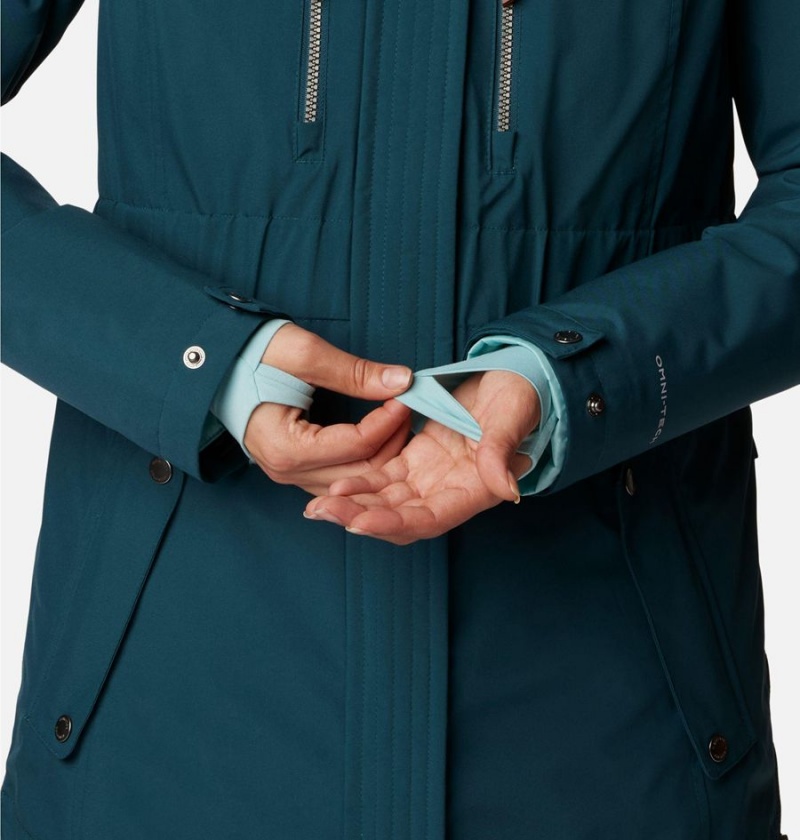Columbia Payton Pass Interchange Women's Coats Turquoise | QPSIAG-615