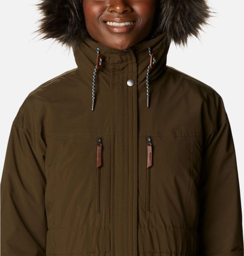 Columbia Payton Pass Interchange Women's Coats Olive | VDNMBG-738