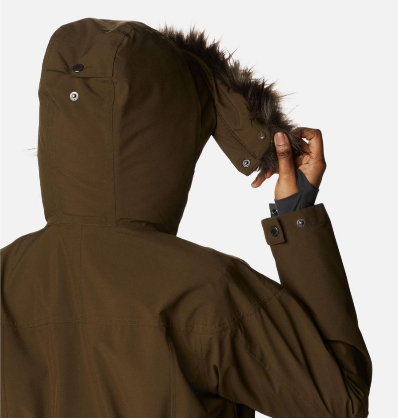 Columbia Payton Pass Interchange Women's Coats Olive | VDNMBG-738